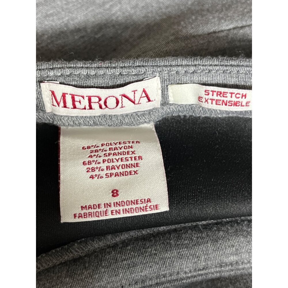 Merona Mini Skirt Gray Y2K Skater Drop Waist Sportswear Casual Athletic Womens 8 - Picture 3 of 9